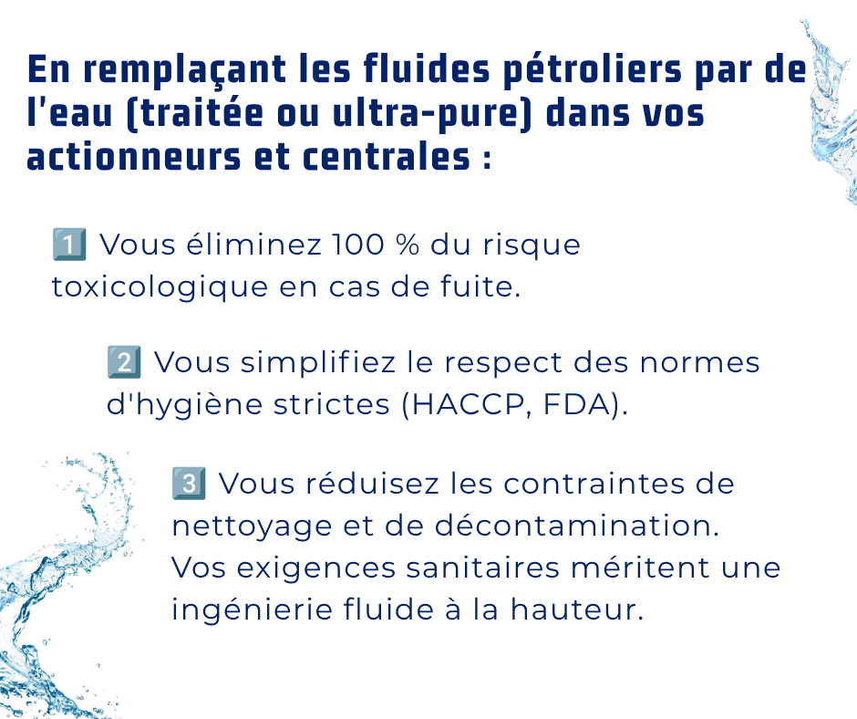 Une seule goutte d'huile synthétique au mauvais endroit peut paralyser toute une chaîne de production.